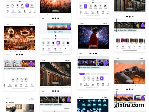 Video Editor App UI Ui8.net