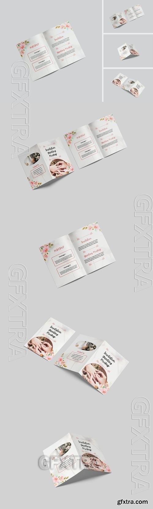 Invitation & Greeting Card Mockup V1 232TV8B