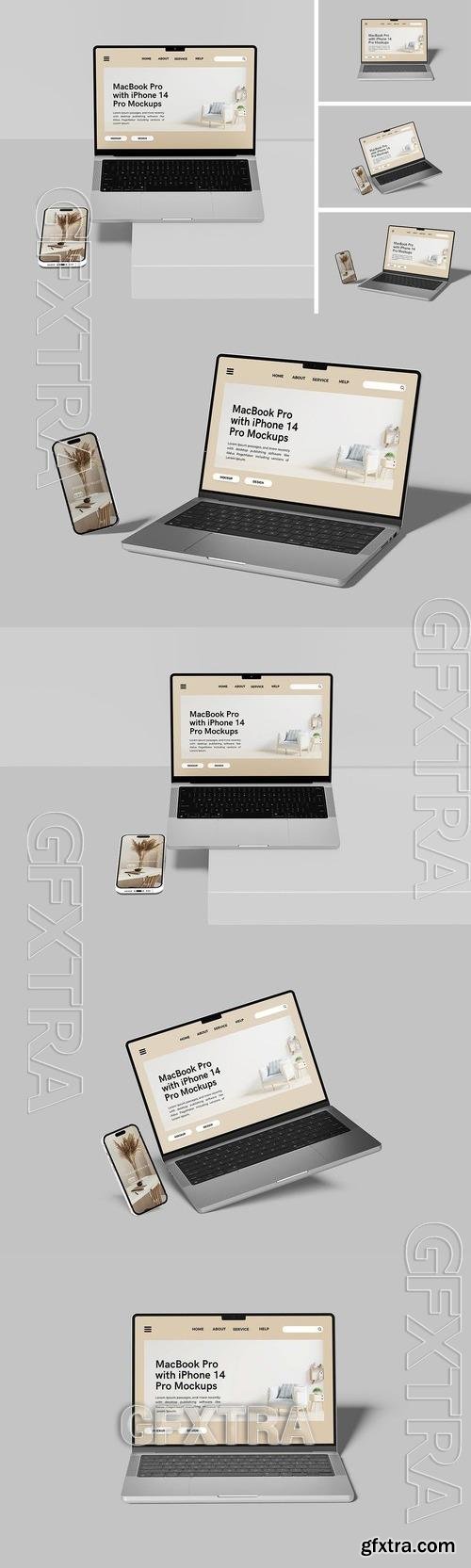 Laptop And Phone Mockup V1 JU4VHN4