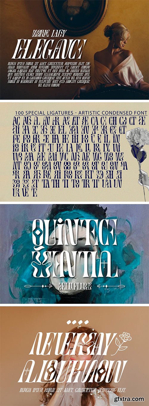 Artistic Condensed Font