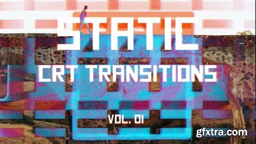 Videohive CRT Static Transitions Vol. 01 46093760