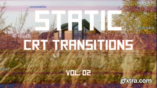 Videohive CRT Static Transitions Vol. 02 46093793