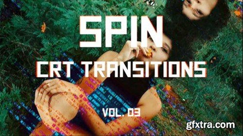 Videohive CRT Spin Transitions Vol. 03 46093853