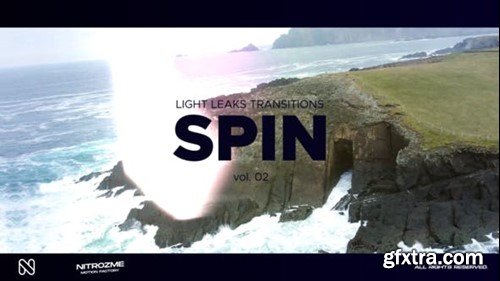 Videohive Light Leaks Spin Transitions Vol. 02 46089456