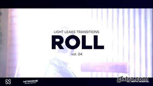 Videohive Light Leaks Roll Transitions Vol. 04 46089431