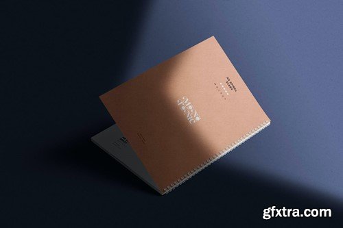 A4 Spiral Diary Mockups HG5CCL8