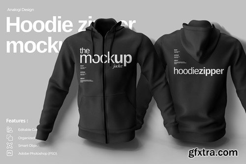 Hoodie Zipper Mockup FGTJFXG