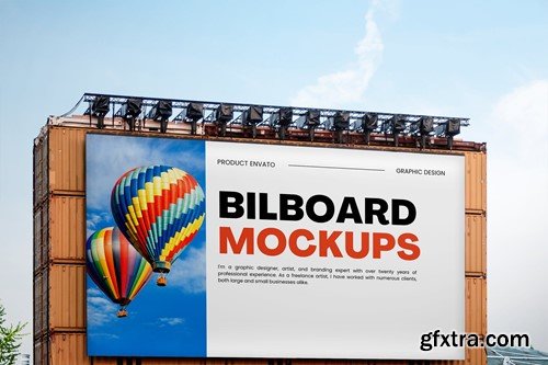 Advertising Billboard Mockup VGRH4DX