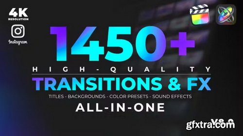 Videohive - Unique Transitions &amp; FX - Final Cut Pro X &amp; Apple Motion V8 - 23292087