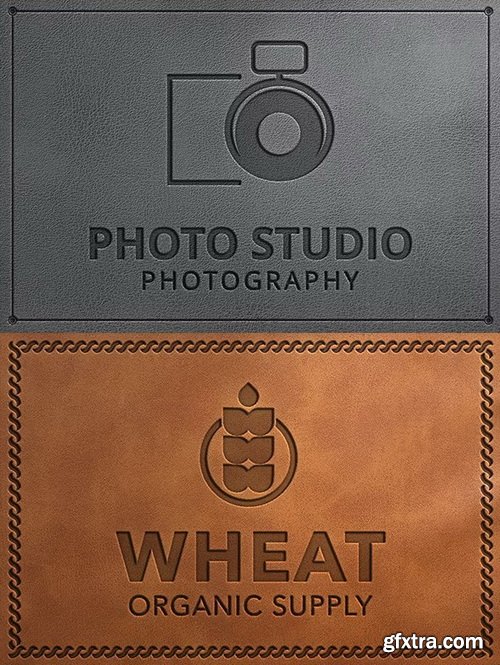 GraphicRiver - Stamp Leather - Text Effect - 45930854