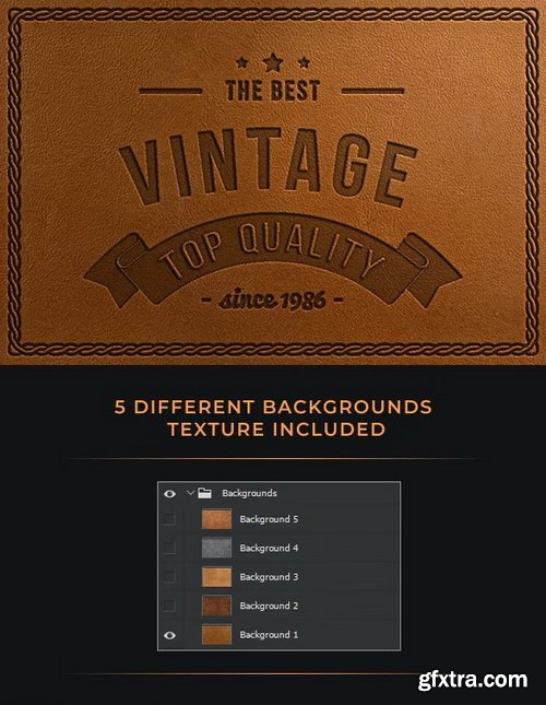 GraphicRiver - Stamp Leather - Text Effect - 45930854