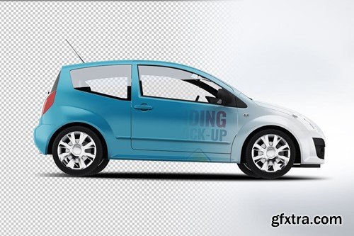 City Car Branding Mock-up AZPF28