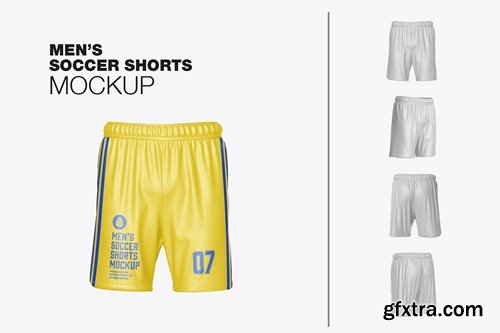 Soccer Men’s Sports Shorts Mockup MDA8GRR