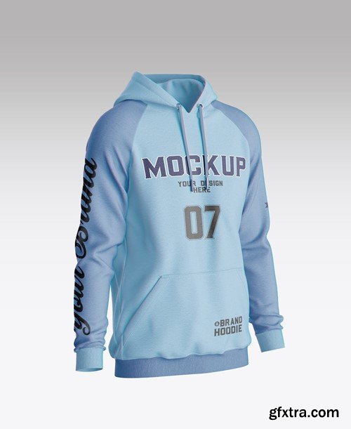 Sweatshirt Hoodie Mockup 2P3XTDC