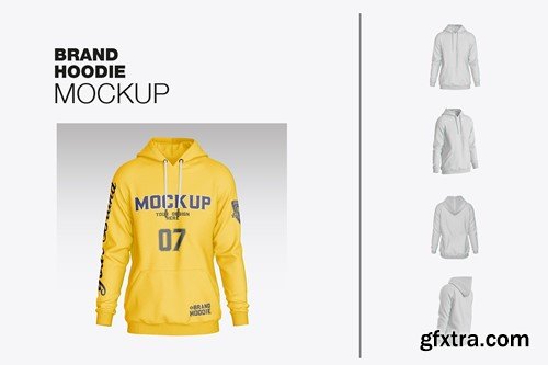 Sweatshirt Hoodie Mockup 2P3XTDC