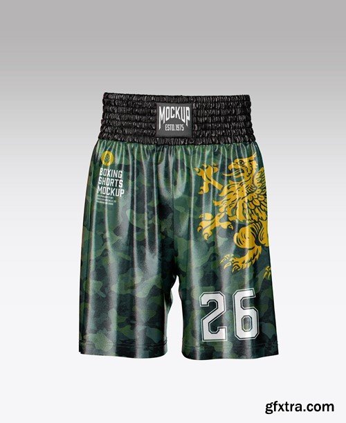 Set Boxing Shorts Mockup WL7KYL3