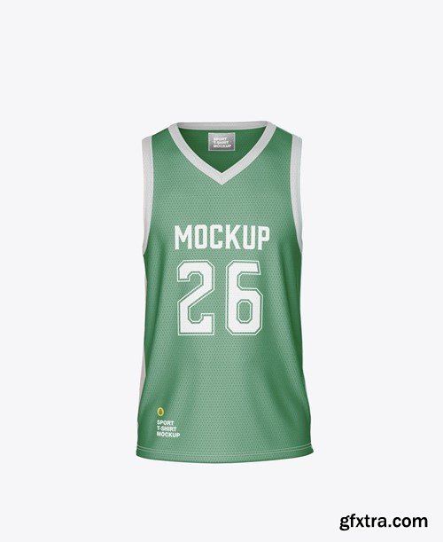 Set Basketball Jersey Mockup F3XF67M