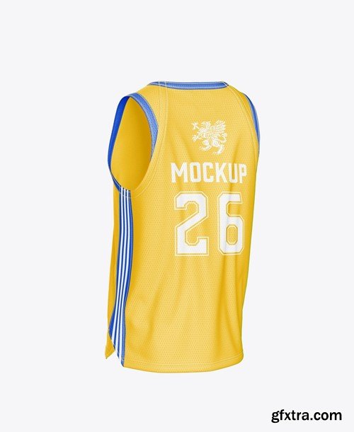 Set Basketball Jersey Mockup F3XF67M