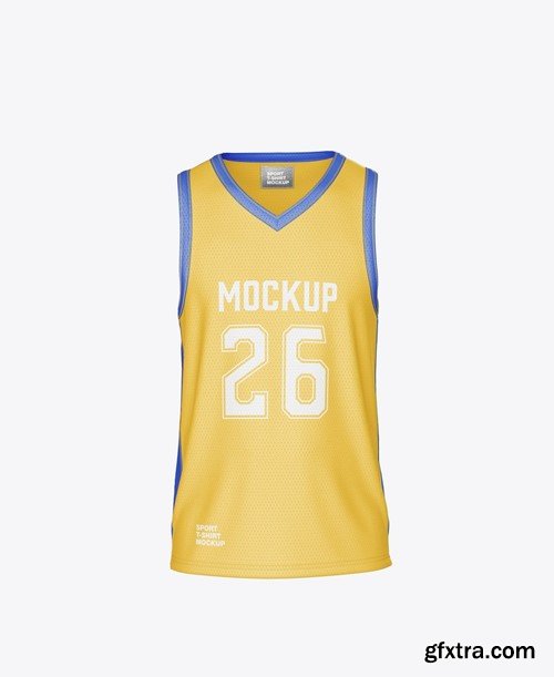 Set Basketball Jersey Mockup F3XF67M