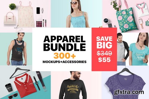 YellowImages - Premium Apparel Mockups Bundle - 60278