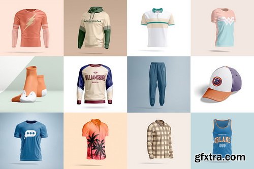 YellowImages - Apparel Animated Mockups Bundle - 112457