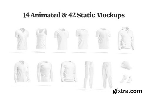 YellowImages - Apparel Animated Mockups Bundle - 112457