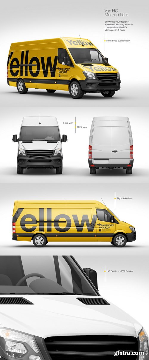 YellowImages - Van HQ Mockup Pack - 16878