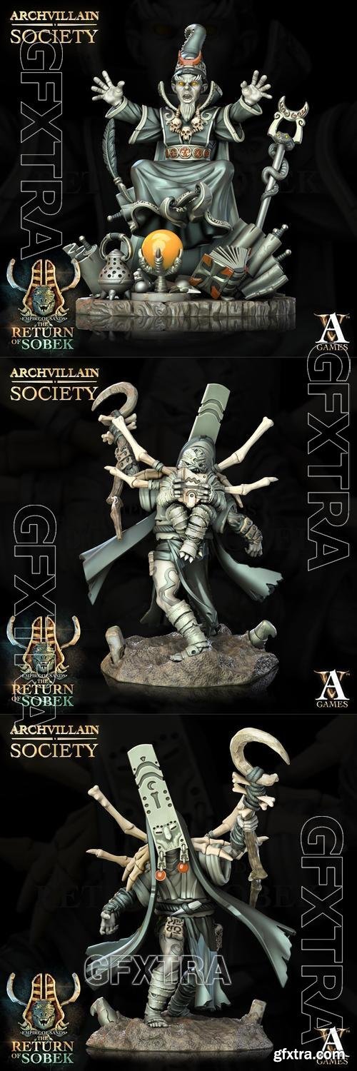 Archvillain Society Vol.XXIV &ndash; 3D Print Model