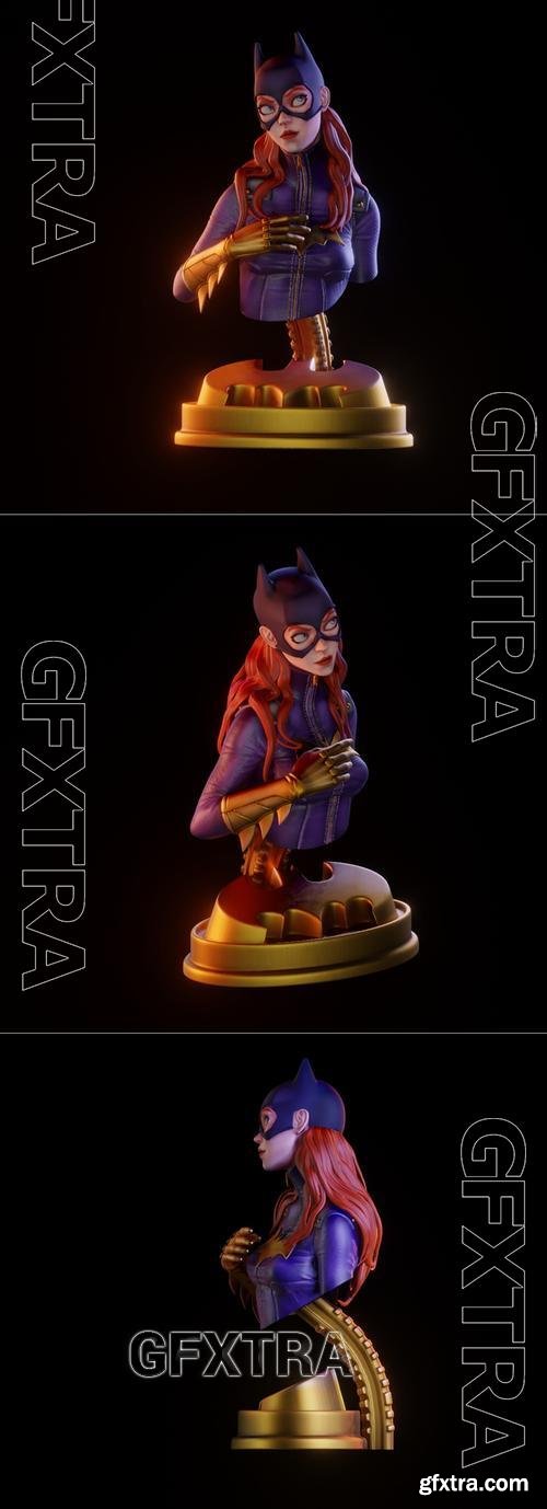 Batgirl Fanart &ndash; 3D Print Model