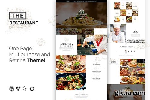 The Restaurant Restauranteur and Catering WP Theme WN3T4WG