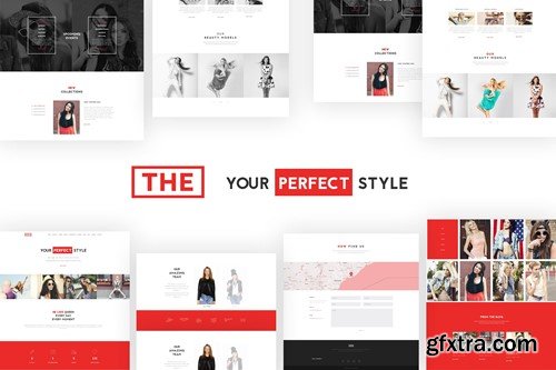 The Fashion Model Agency One Page Beauty WP Theme WCQFLRE