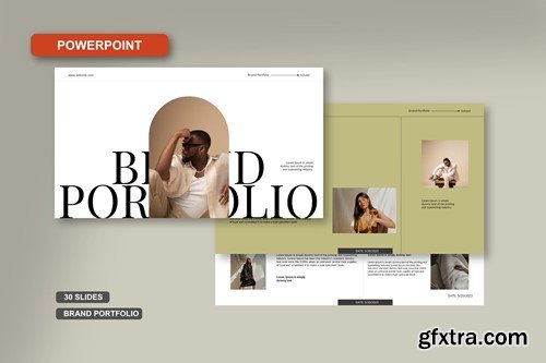 Brand Portfolio Powerpoint Template 4YGCS3M