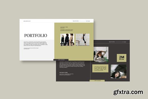 Brand Portfolio Powerpoint Template 4YGCS3M