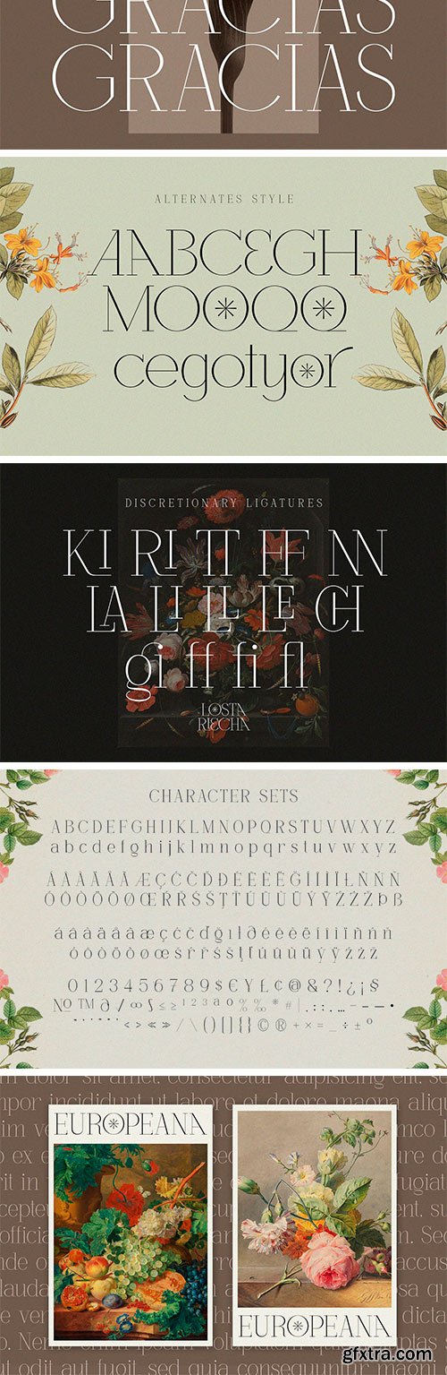 Losta Riecha - Stylish Serif