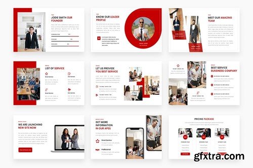 Introdure - Company Profile PowerPoint Template PNLFLBZ