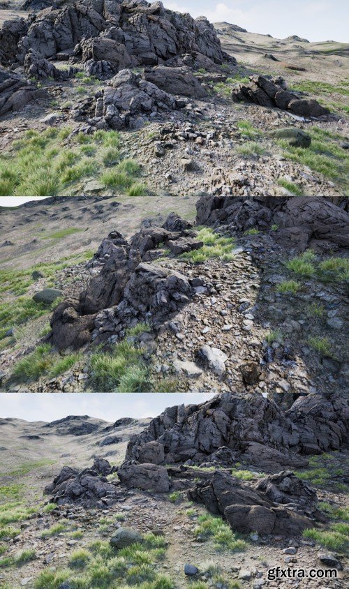 Photogrammetry Rock & Cliff