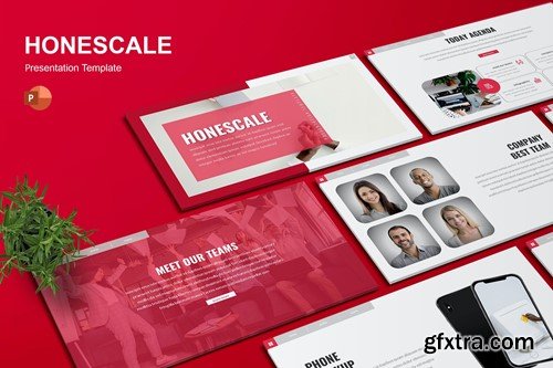 Honescale - Lookbook Powerpoint Template XYJZ7FJ