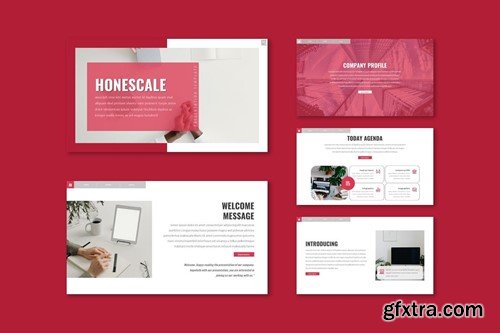 Honescale - Lookbook Powerpoint Template XYJZ7FJ