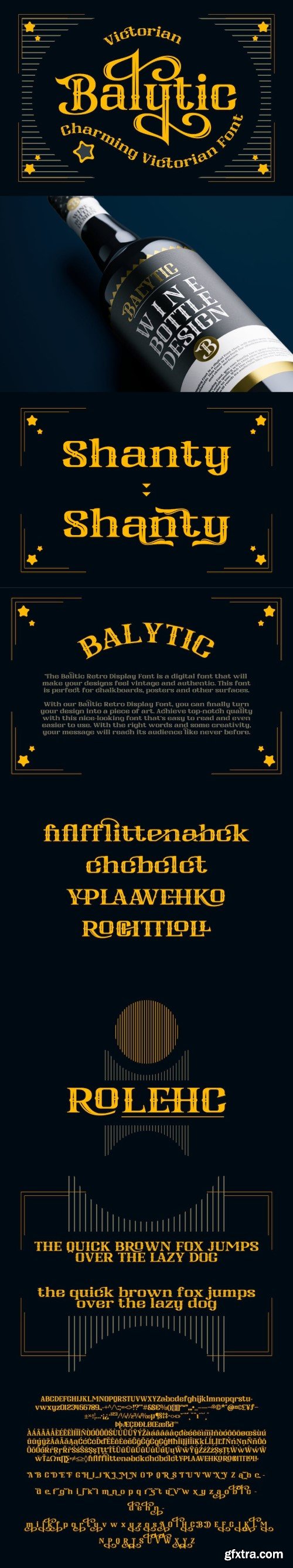 Balytic Charming Victorian Font