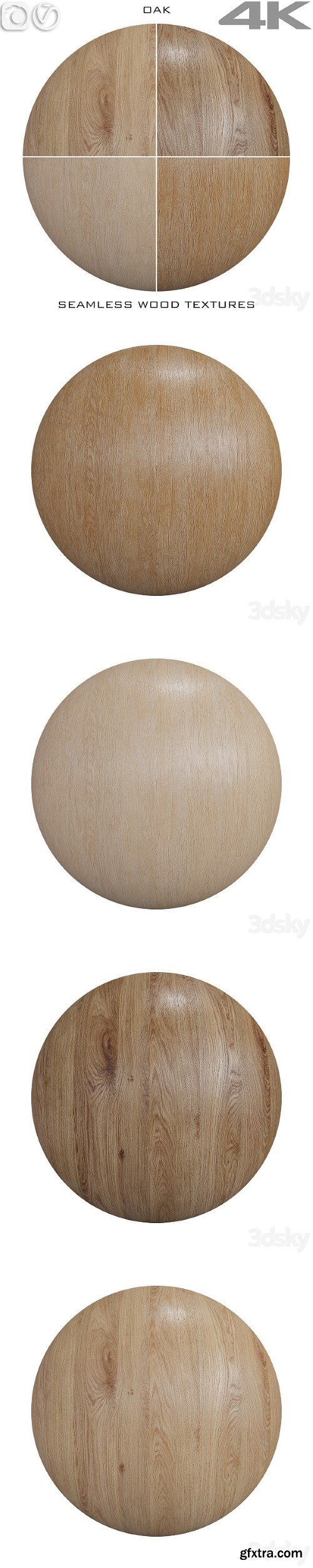 Seamless Wood Texture Oak N4