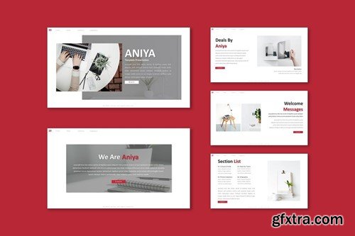 Aniya - Lookbook Powerpoint Template 22ZV8BA