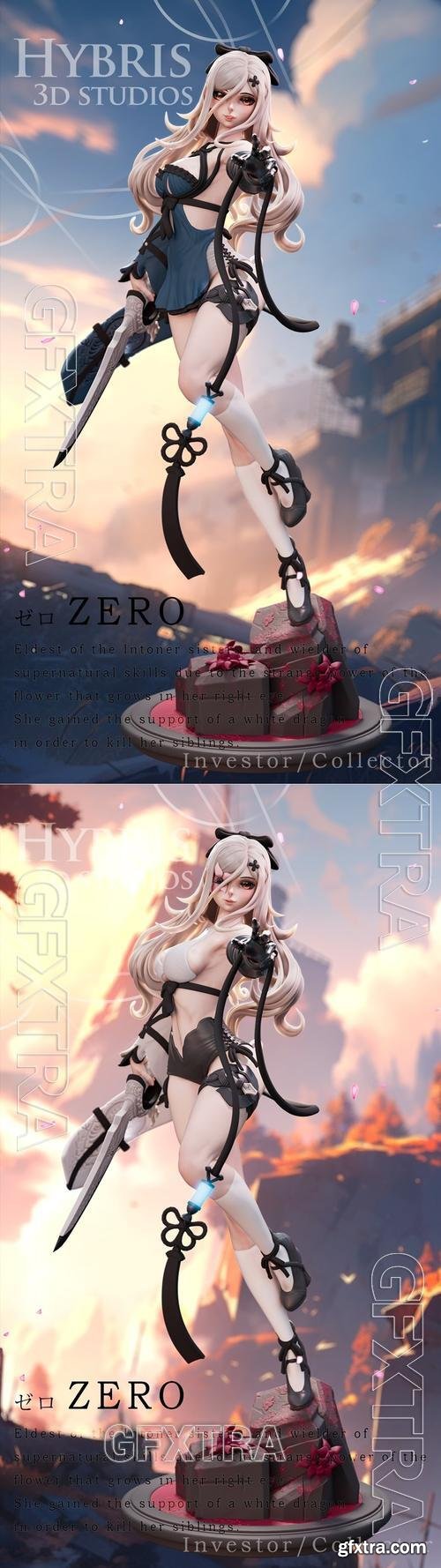 Zero - Drakengard 3 - Hybris Studios &ndash; 3D Print Model