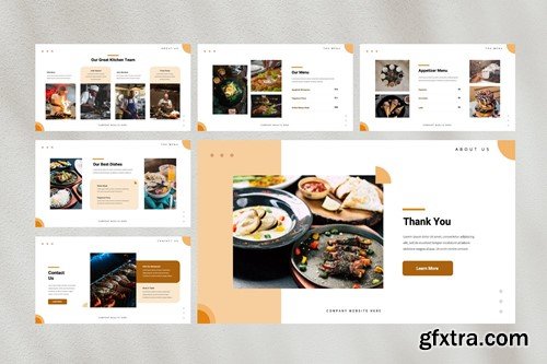 Delicios — Restaurant Powerpoint Template SVJPQHW