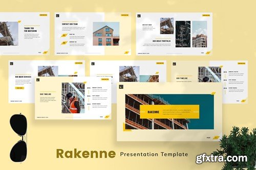 Rakenne — Construction Powerpoint Template ARD8T6T