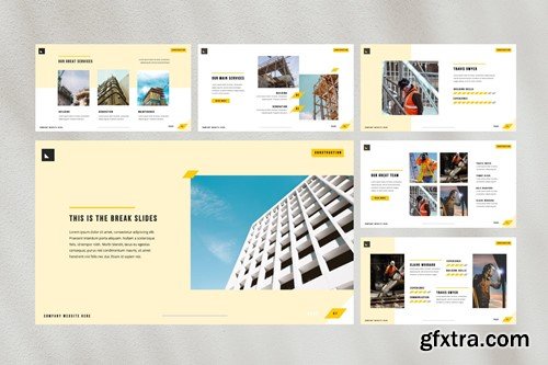 Rakenne — Construction Powerpoint Template ARD8T6T