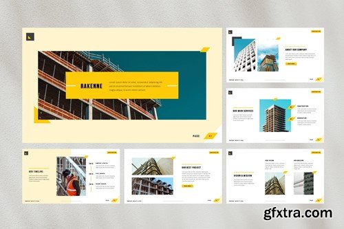 Rakenne — Construction Powerpoint Template ARD8T6T