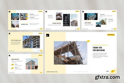 Rakenne — Construction Powerpoint Template ARD8T6T