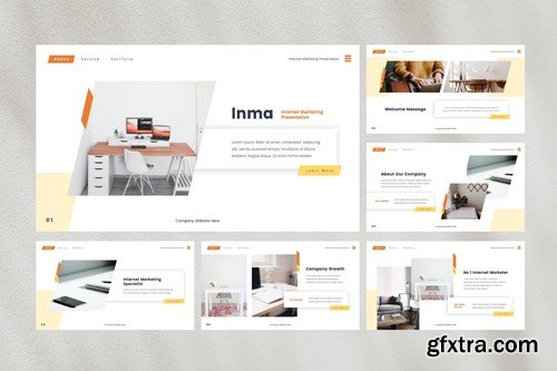 Inma — Internet Marketing Powerpoint Template KKX4CRV