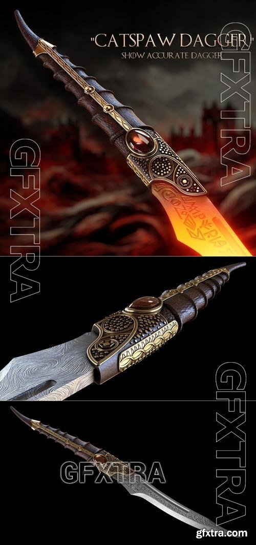 Catspaw Dagger - Show Accurate Dagger - House of the Dragon - Game of thrones &ndash; 3D Print Model