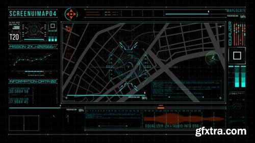 Videohive HUD700 Screen MAP4 46060913